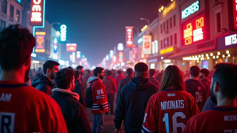 Utah's Hockey Fever: Downtown Buzz with Overflowing Enthusiasm!