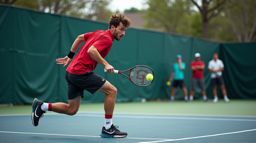 Men's Tennis Faces Narrow Defeat Against Arkansas in Thrilling Match