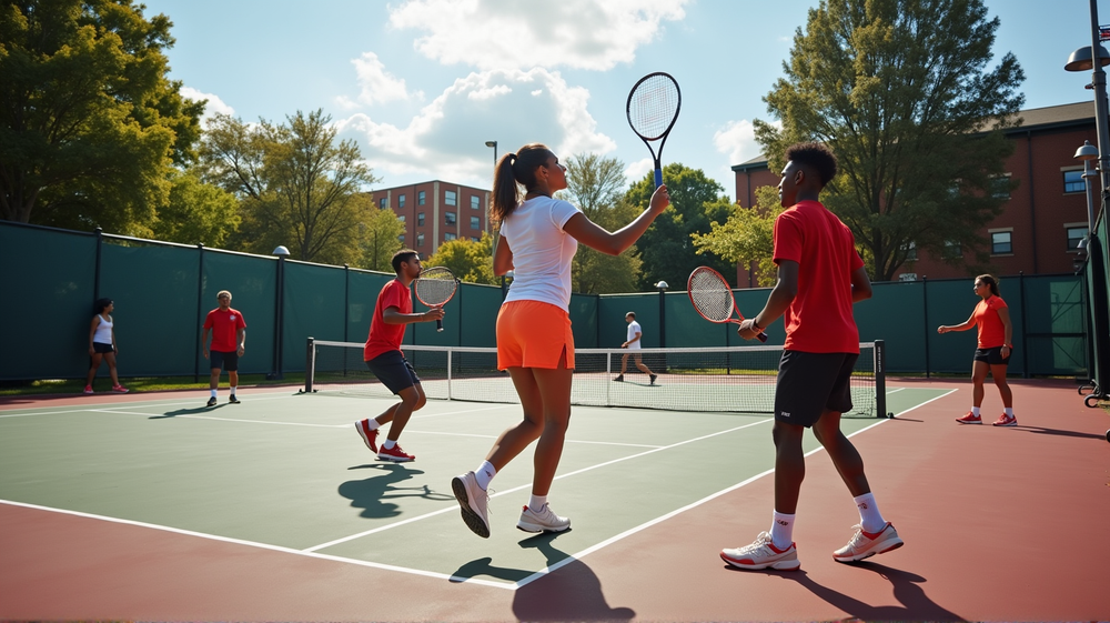 Howard Men’s Tennis Sweeps Harford, Ends Losing Streak With a Home Triumph