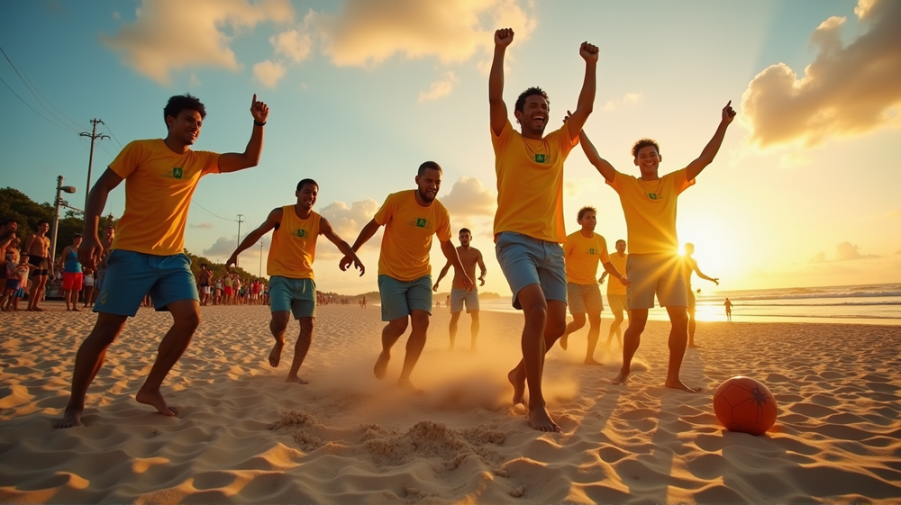 Brazil's Dominance on the Sands: A Riveting Victory at the Beach Soccer World Cup
