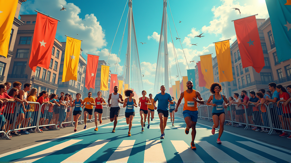 Global Unity Celebrated in the Russian One Run Half Marathon in Bangladesh