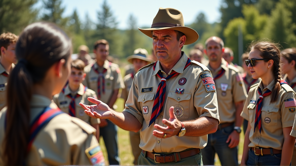 Inspiring Leadership: PSU's Mike Rhoades Champions Youth at Scout Event