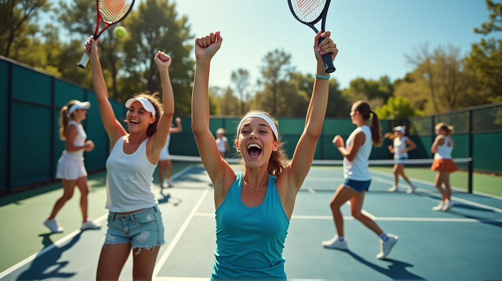 Unstoppable Momentum: Vineyard Tennis Team Sweeps into Quarterfinals