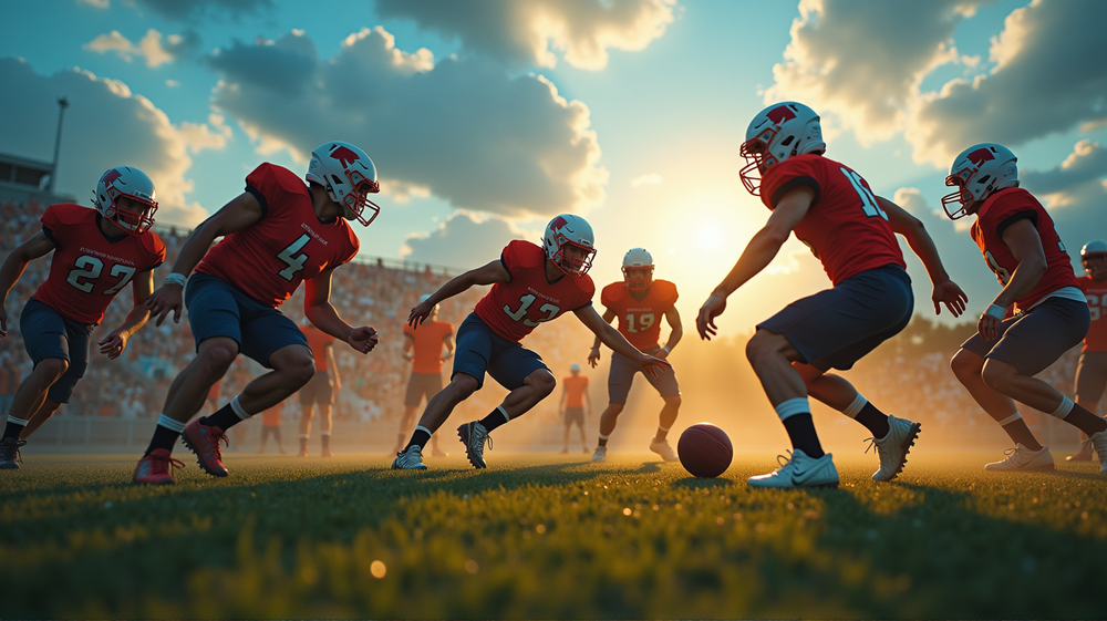 Unstoppable Summer Heat: High School Teams Battle It Out in 7-on-7 League