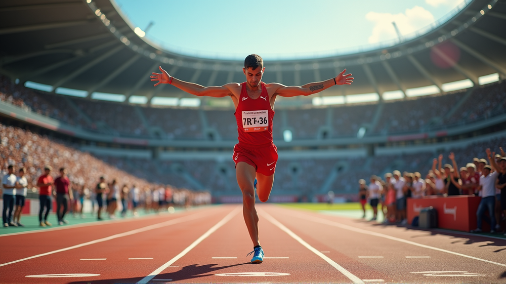 Hurdler Chris Robinson Outspeeds Wardrobe Woes in Thrilling Victory