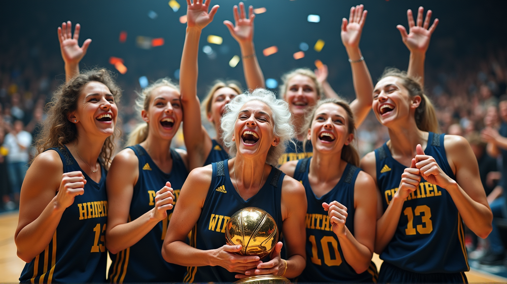 Iowa's Sizzlin' Bees Triumph: Granny Basketball Champions!
