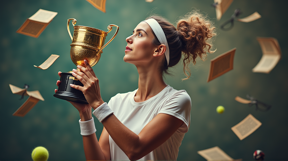 Academic Triumphs in Men's Tennis: Aryan Saleh and Team Shine