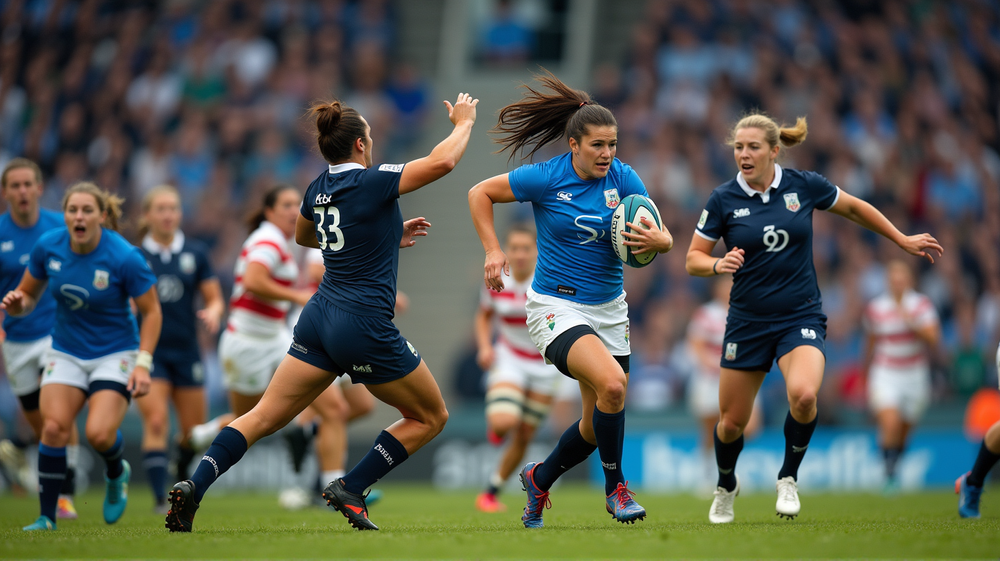 Epic Showdown: Italy Meets Scotland in Thrilling Women's Rugby Pre-World Cup Clash