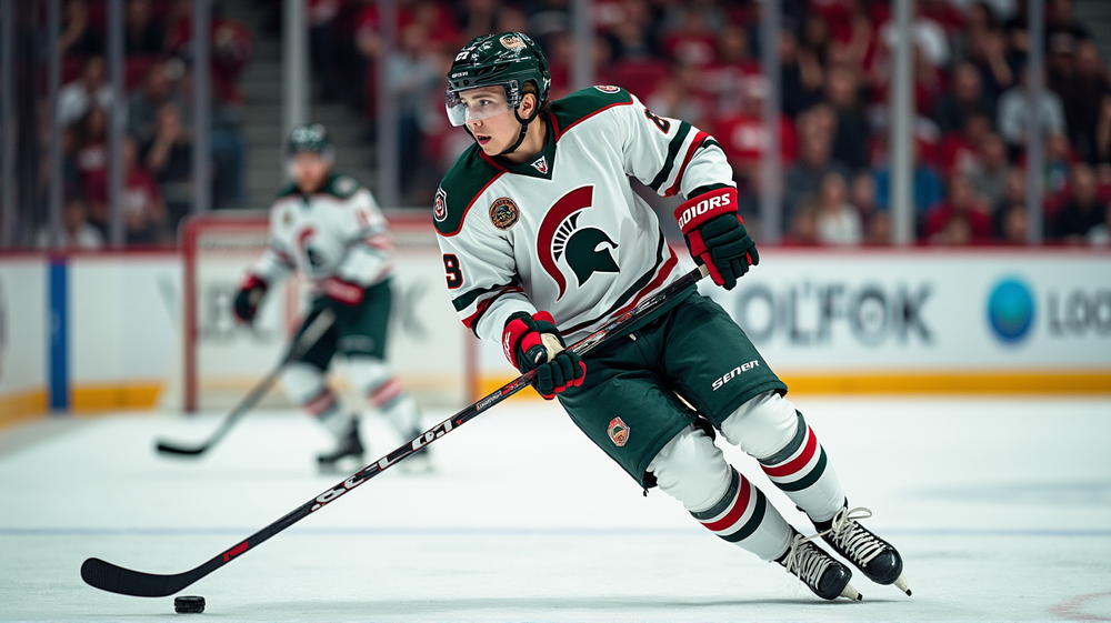 Porter Martone’s Leap to MSU: A Game Changer for Spartans Hockey!