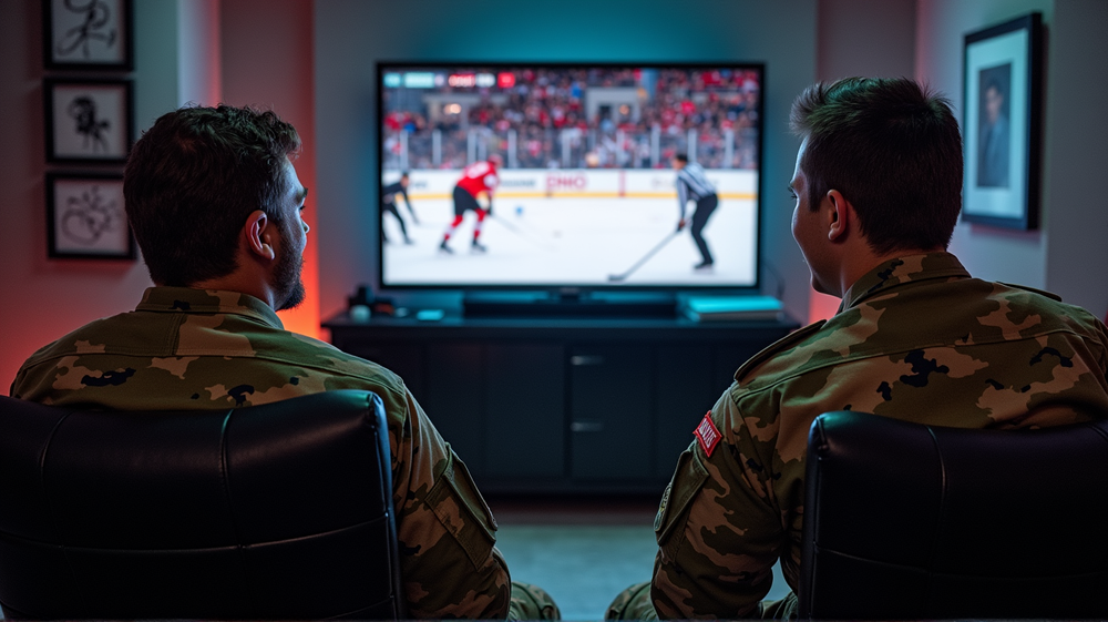 Hockey on the Frontline: NHL Broadcast Brings Kosovo Troops Closer to Home