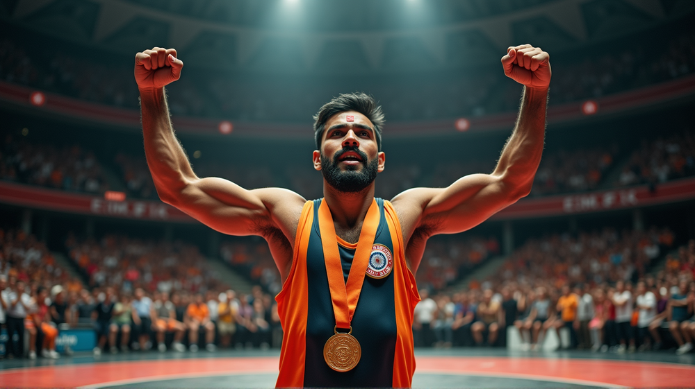 J-K Police Constable's Golden Triumph at the World Stage.