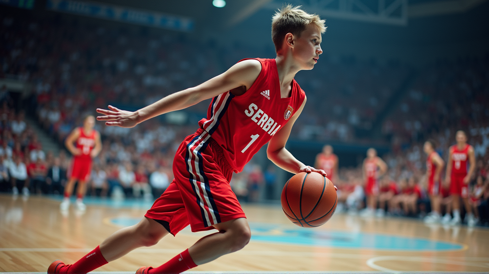 Aleksa Ristic Shines Bright in FIBA U20 Eurobasket