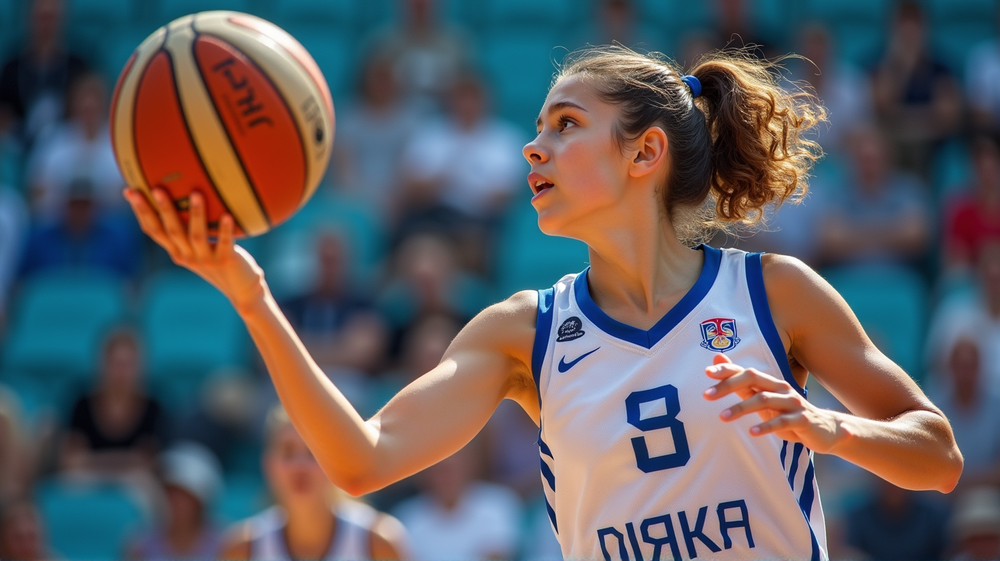 Maya Zilbershlag Shines Bright in U18 European Basketball Championship