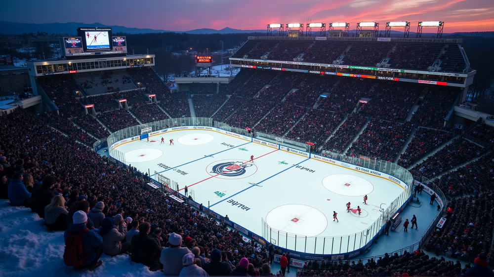 Hockey Valley's Icy Triumph: Historic Games at Beaver Stadium