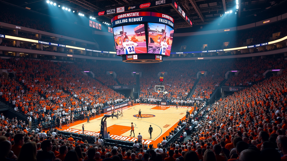 Epic Basketball Showdown: Men's Teams Go Head-to-Head at Xfinity Mobile Arena