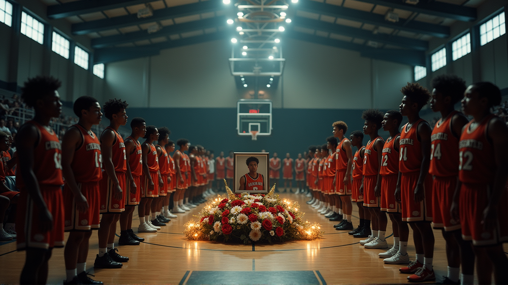 Heartfelt Farewell: UNO Basketball Team and Officials Mourn Deng Mayar