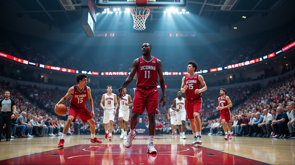 Epic Clash: Huskies Renew Rivalry with Boston College in Hall of Fame Exhibition