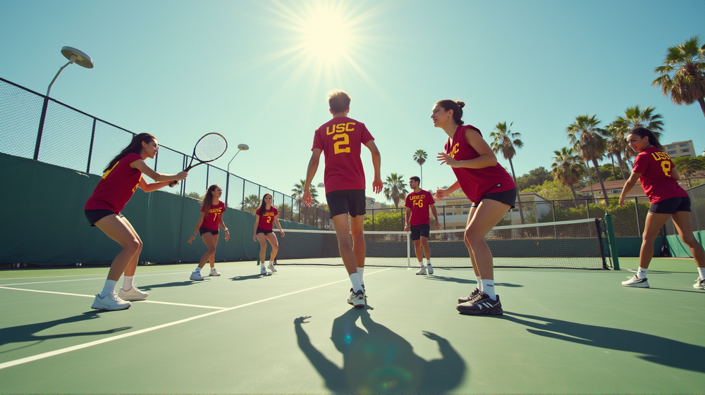 USC Women's Tennis Team Prepares for a Battle in San Diego