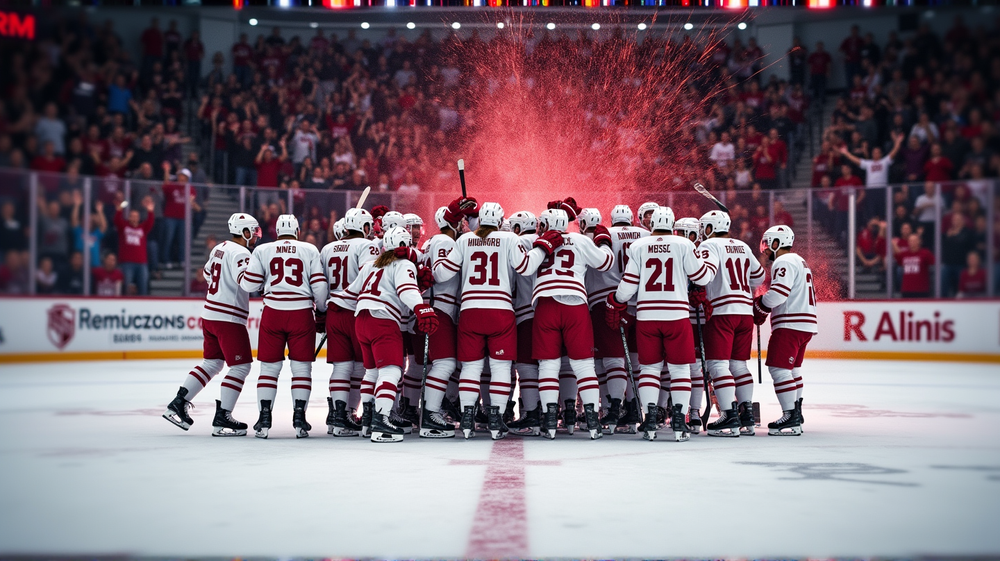 Massachusetts Minutemen Triumph with Dominating Hockey Sweep Over Northern Michigan