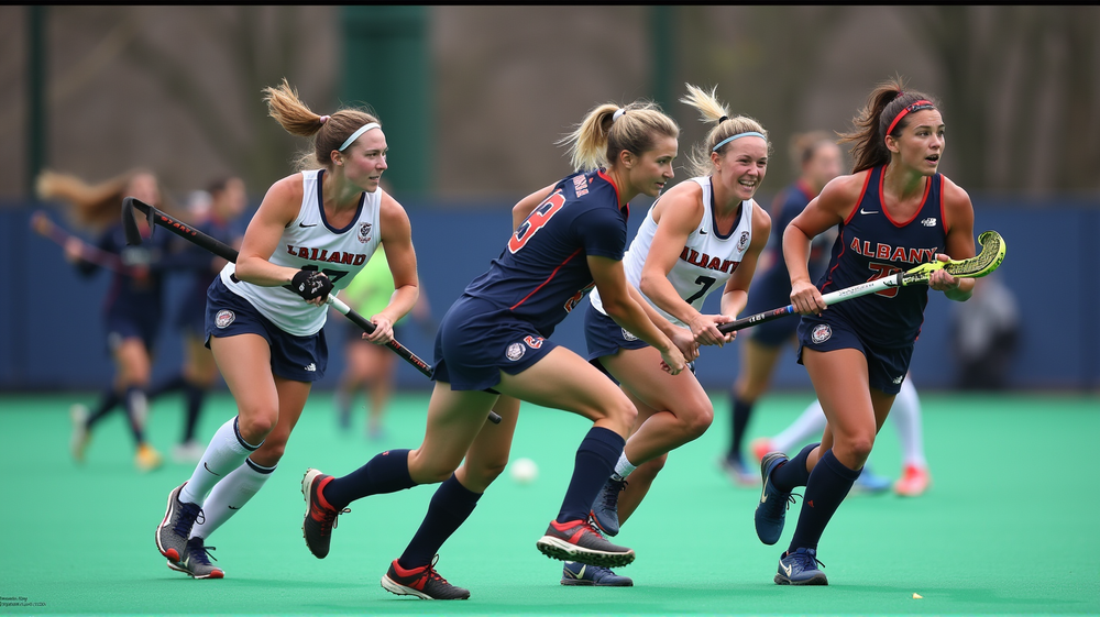 Albany's Great Danes Triumph in Nail-Biting Hockey Match