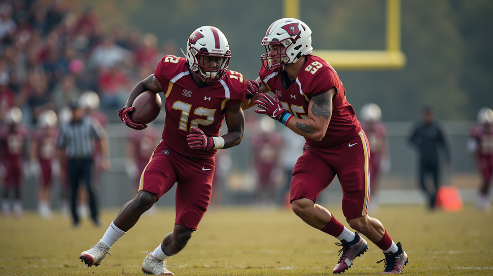 Altoona Lions' Dynamic Duo: Wuckovich and Davis Roar on the Field