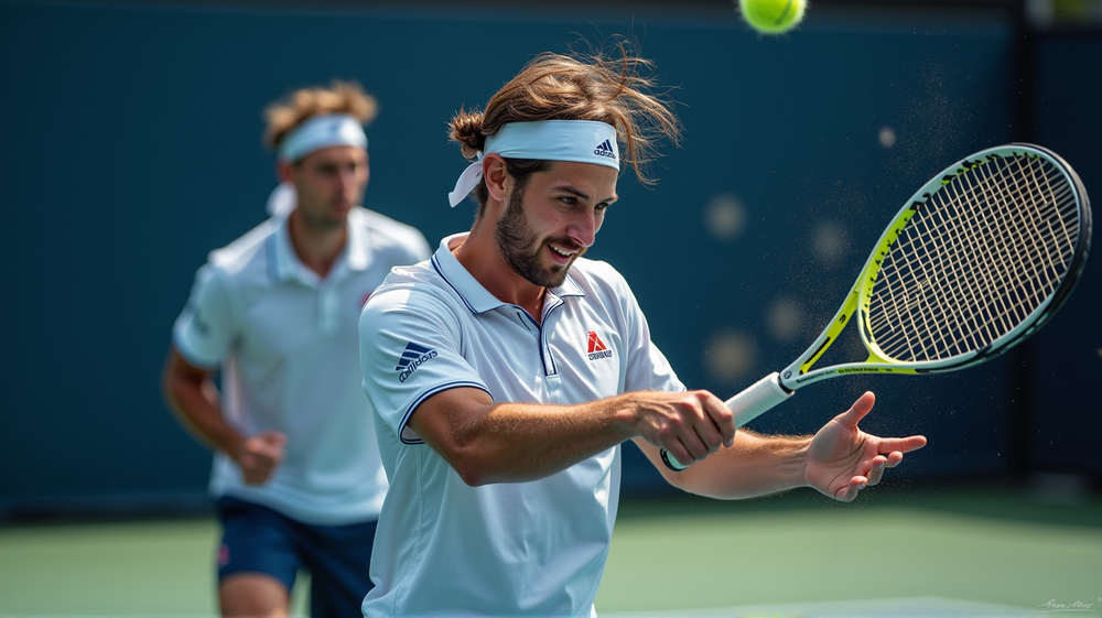 Navy Dominates Tennis Tournament: Unbeatable Performances in Singles and Doubles