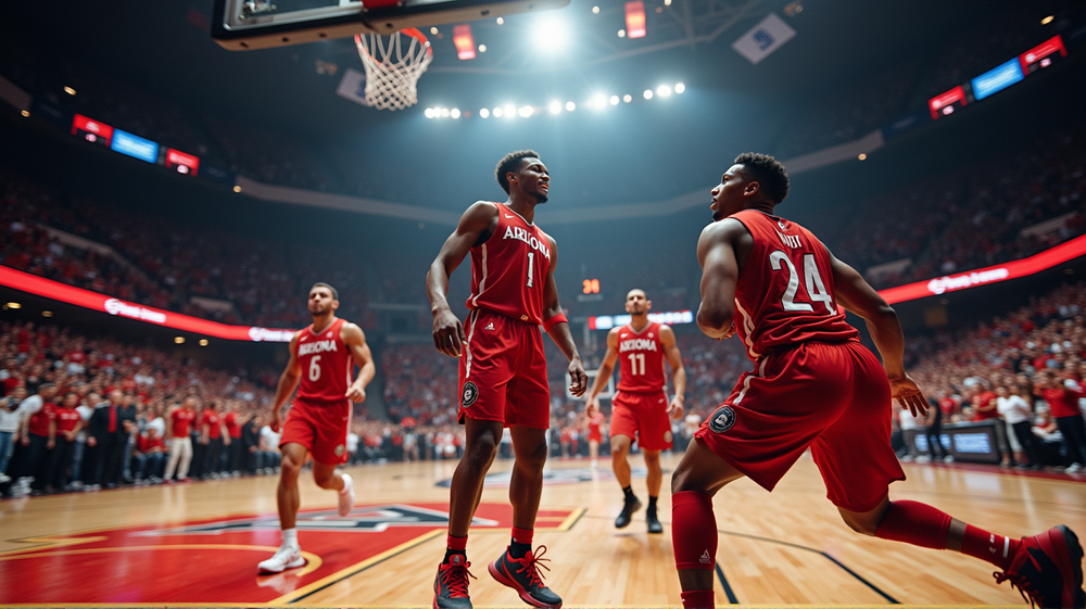Wildcats' Ascent: Arizona Tops College Basketball Power Rankings