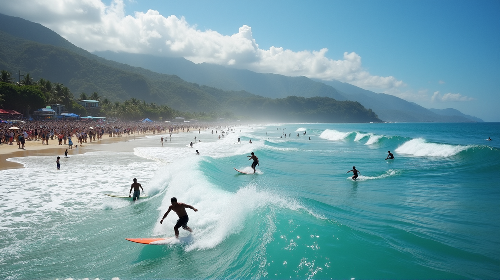 Aurora Takes Center Stage with World Surf League Spectacle