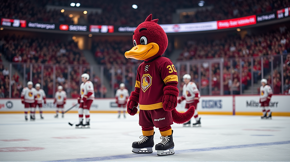 Nostalgic Ice Return: UMD's Maroon Loon Takes Center Stage